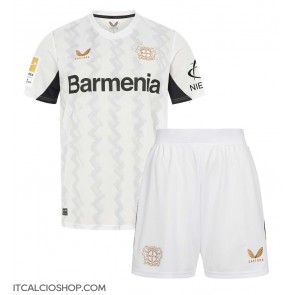 Bayer Leverkusen Seconda Maglia Bambino 2024-25 Manica Corta (+ Pantaloni corti)